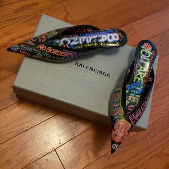 Balenciaga women's slides knife mules - Picture 8 of 8